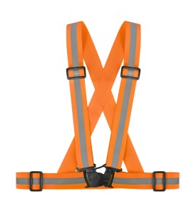 Рефлективен елек со еластичен појас (V-тип)